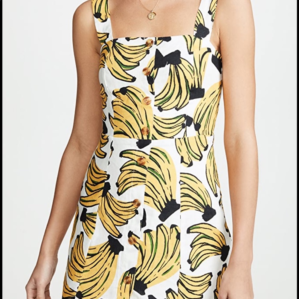 SOLD NWT Farm Rio bossa banana mini dress mini